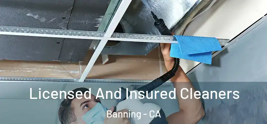  Licensed And Insured Cleaners Banning - CA